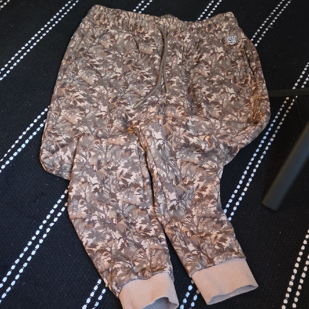 Stylish Brown Camouflage Women's Pants